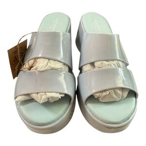 Cool Planet by Steve Madden Glazee Sandals Women’s Size 8 Baby Blue Glaze